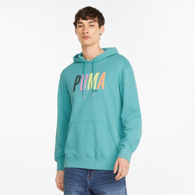 Puma SWxP Graphic Hoodie TR Pánská mikina US L 533621-61 - náhled 4