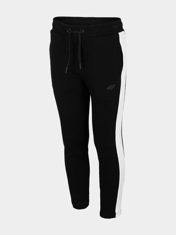 4F HJL22-JSPMD002 DEEP BLACK Dětské tepláky EU 122 HJL22-JSPMD002 DEEP BLACK - náhled 1