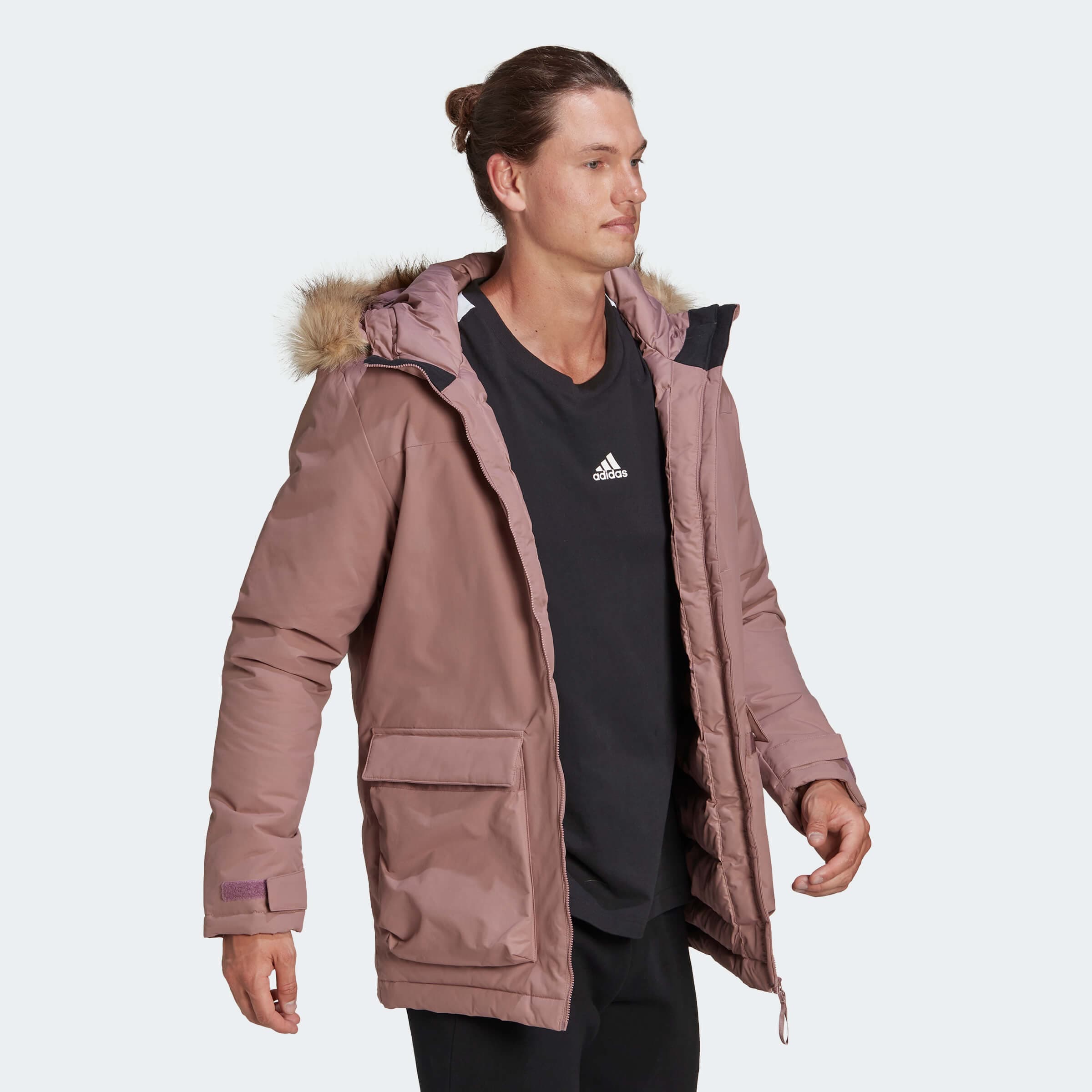adidas Performance HOODED PARKA Pánská bunda US L HG8719 - náhled 4