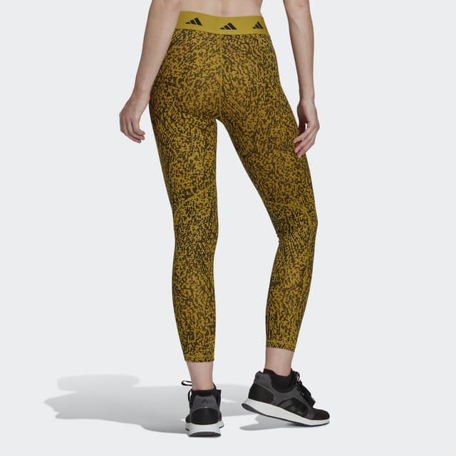 adidas Performance TF CAMO LONG T Dámské legíny US L HL8633 - náhled 2
