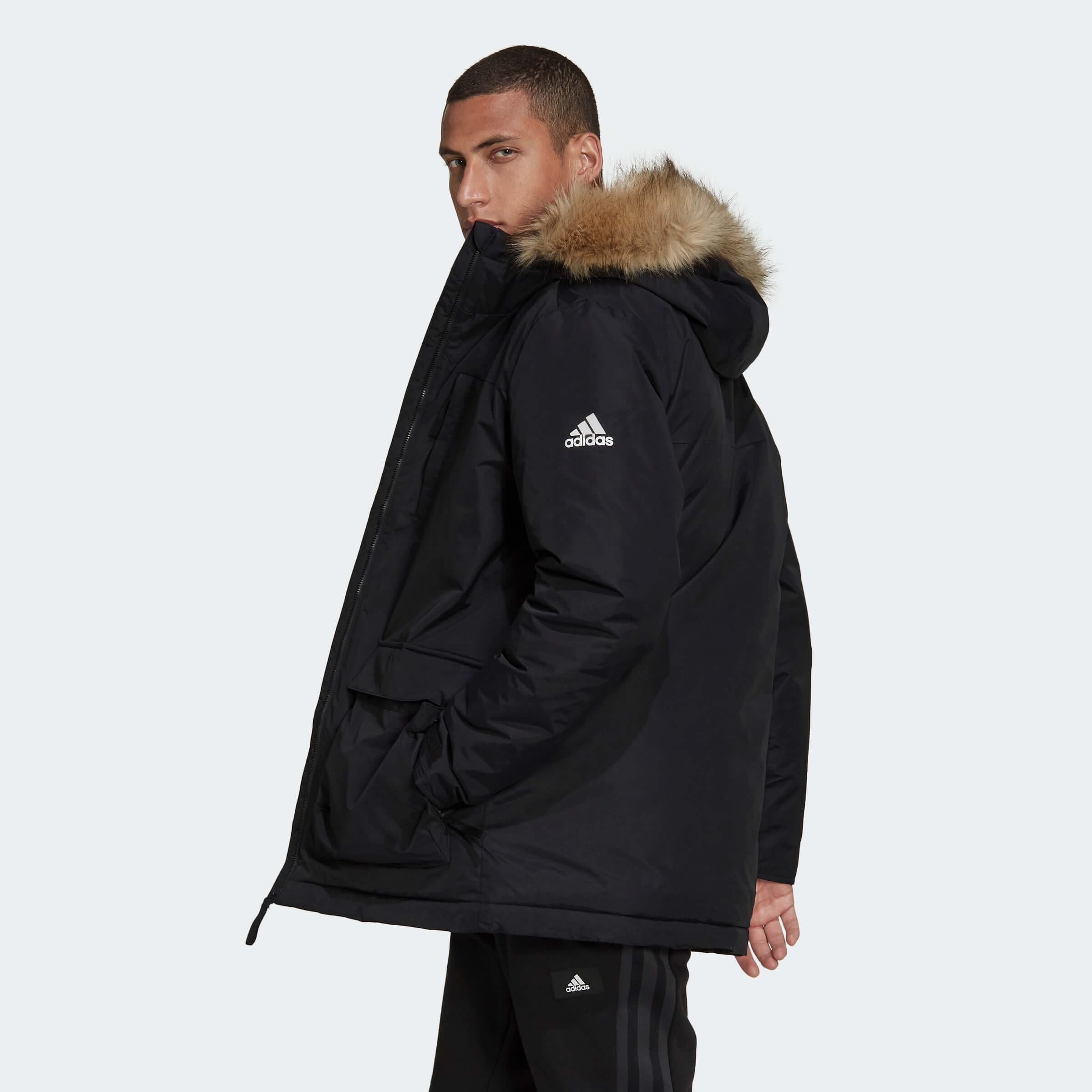 adidas Performance HOODED PARKA Pánská bunda US L GT1699 - náhled 5