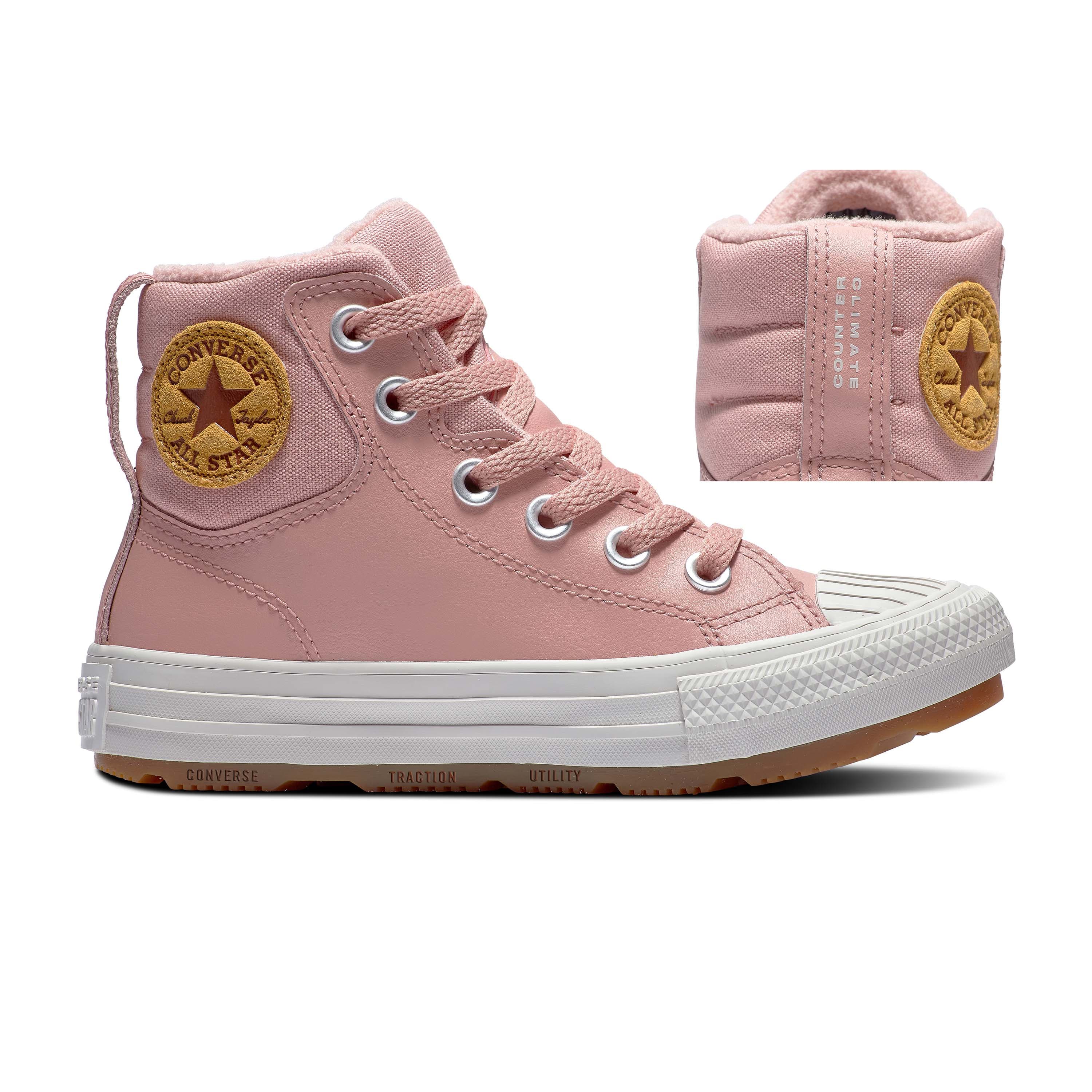 converse CHUCK TAYLOR ALL STAR BERKSHIRE BOOT LEATHER Dětské boty EU 27 371523C