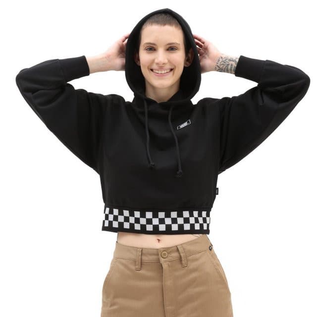 Vans BOOM BOOM CHECK HOODIE Dámská mikina US XL VN0A7YKFBLK1 - náhled 3