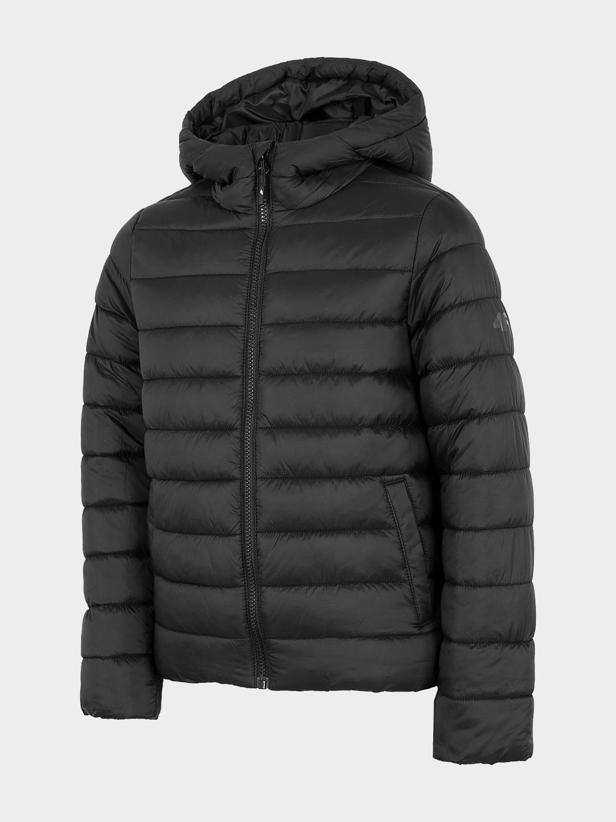 4F HJZ22-JKUMP001 DEEP BLACK Dětská bunda EU 128 HJZ22-JKUMP001 DEEP BLACK - náhled 1