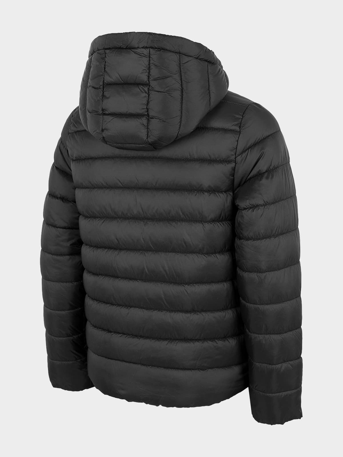 4F HJZ22-JKUMP001 DEEP BLACK Dětská bunda EU 128 HJZ22-JKUMP001 DEEP BLACK - náhled 2