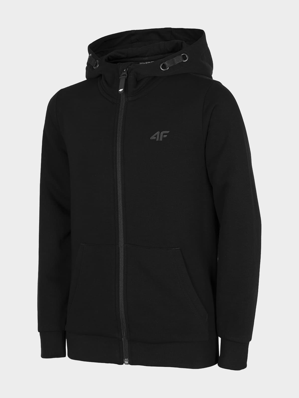 4F HJZ22-JBLM001 DEEP BLACK Dětská mikina EU 122 HJZ22-JBLM001 DEEP BLACK - náhled 1