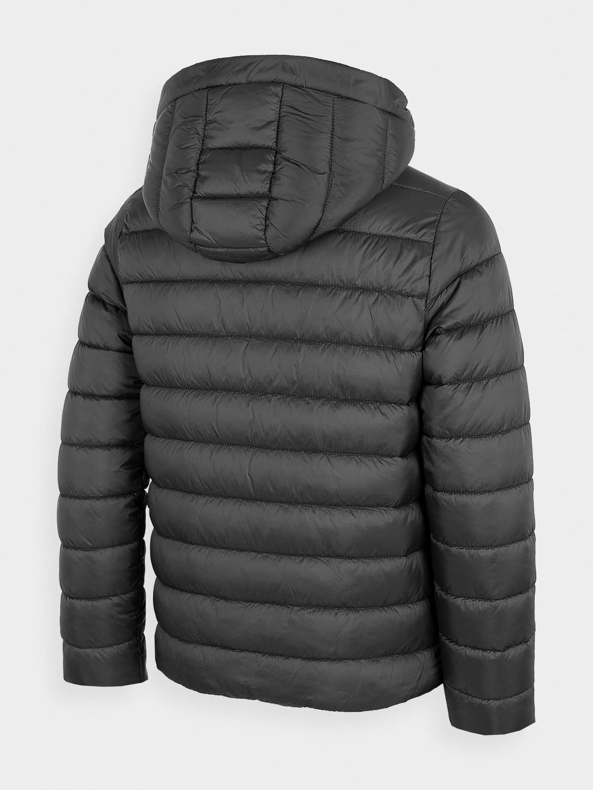 4F HJZ22-JKUDP001 DEEP BLACK Dětská zimní bunda EU 122 HJZ22-JKUDP001 DEEP BLACK - náhled 2