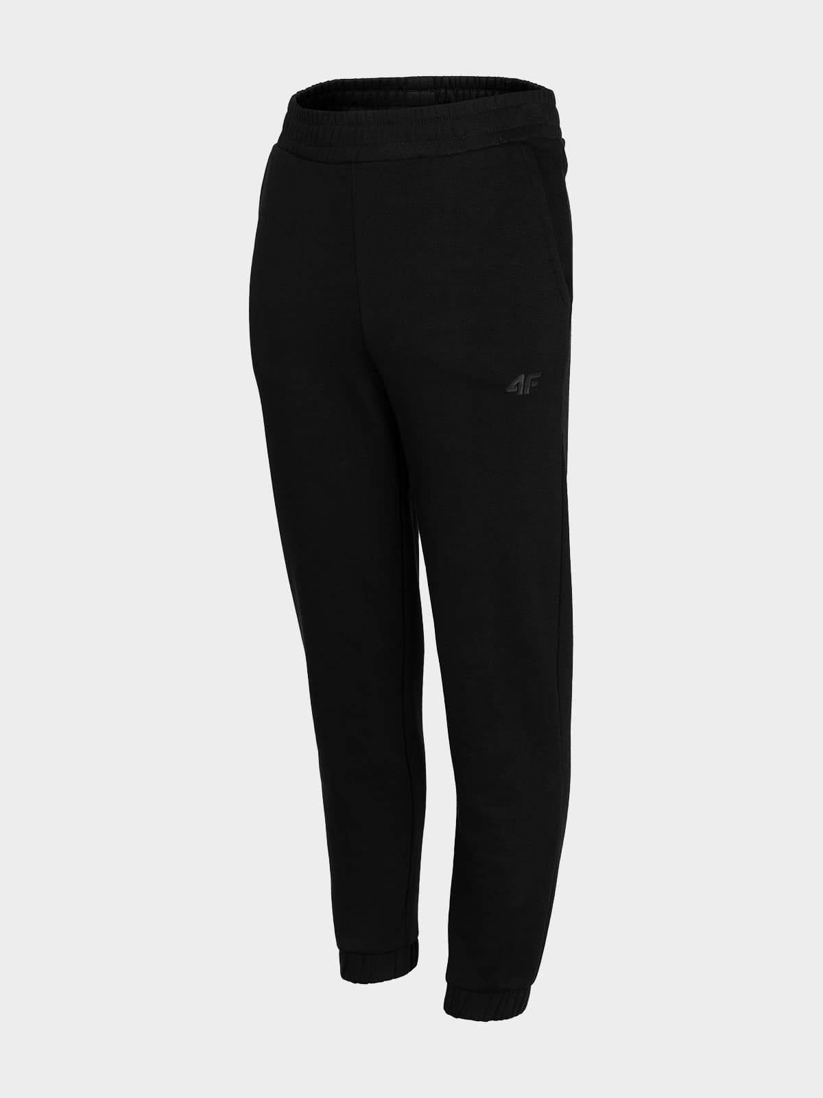 4F HJZ22-JSPDD002 DEEP BLACK Dětské tepláky EU 122 HJZ22-JSPDD002 DEEP BLACK - náhled 1