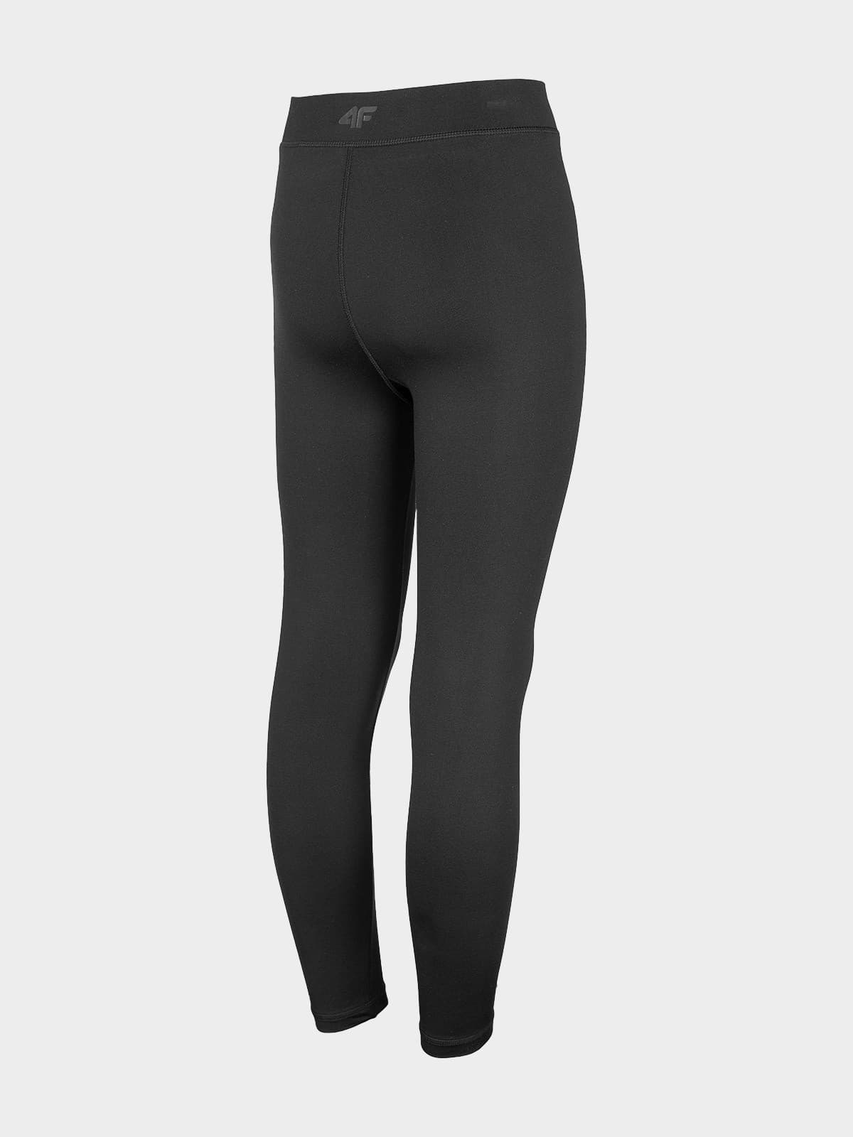 4F HJZ22-JBIDD002 DEEP BLACK Dětské funkční legíny EU 122/128 HJZ22-JBIDD002 DEEP BLACK - náhled 2