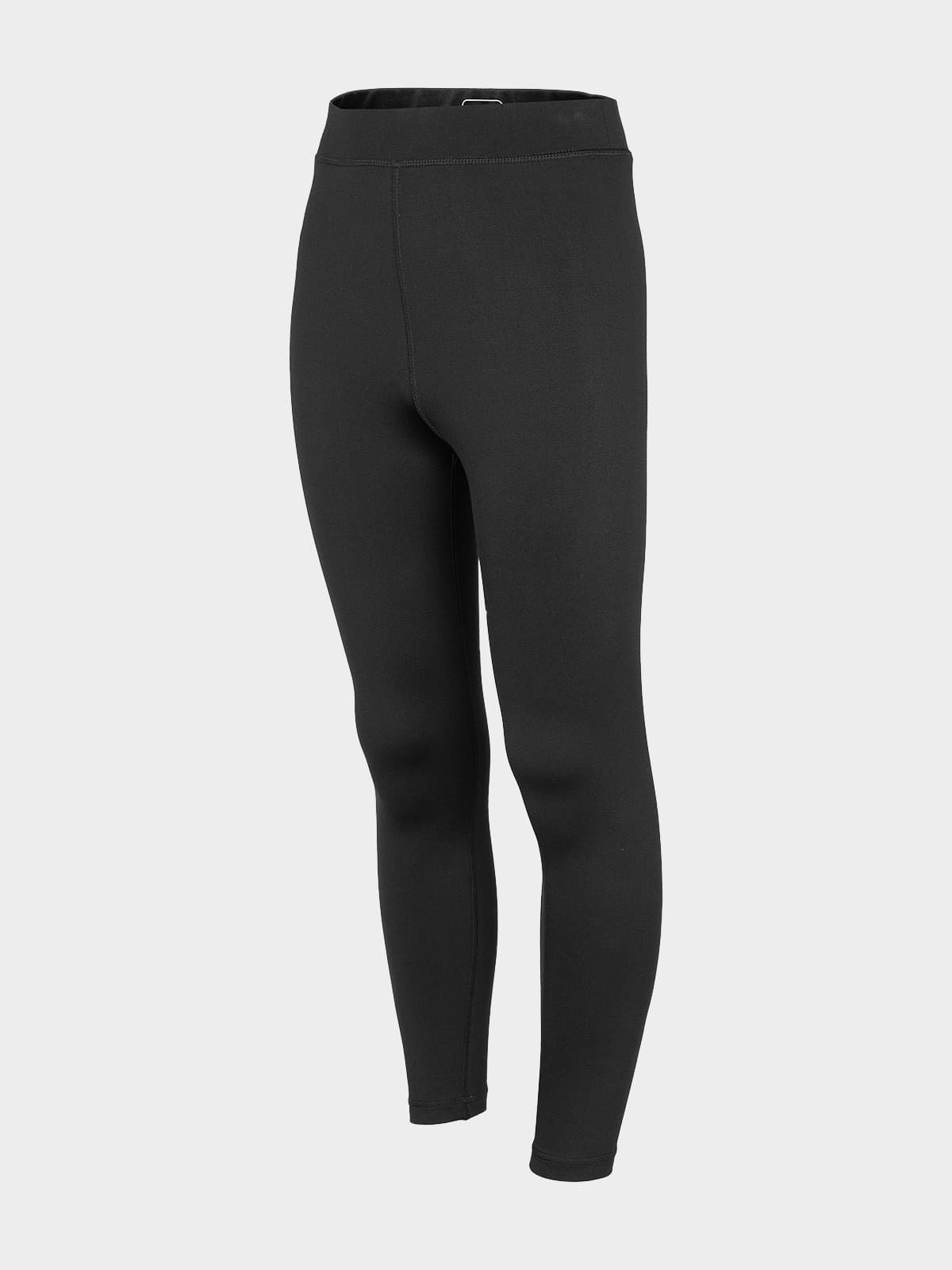 4F HJZ22-JBIDD002 DEEP BLACK Dětské funkční legíny EU 122/128 HJZ22-JBIDD002 DEEP BLACK - náhled 1