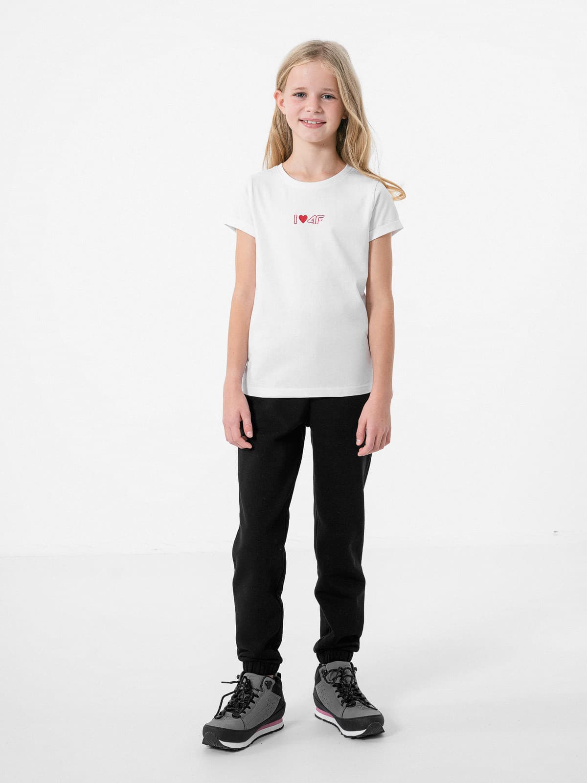 4F HJZ22-JTSD005 WHITE Dětské tričko EU 134 HJZ22-JTSD005 WHITE - náhled 3