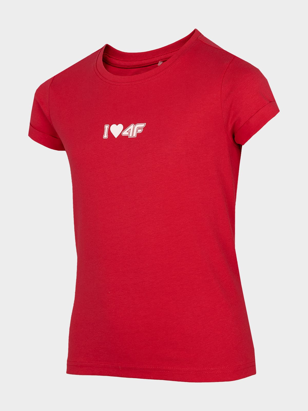 4F HJZ22-JTSD005 RED Dětské tričko EU