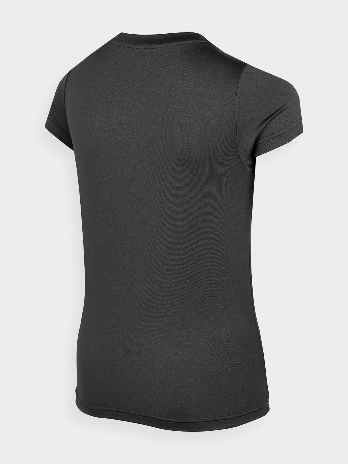 4F HJZ22-JTSDF001 DEEP BLACK Dětské tričko EU 122/128 HJZ22-JTSDF001 DEEP BLACK - náhled 2