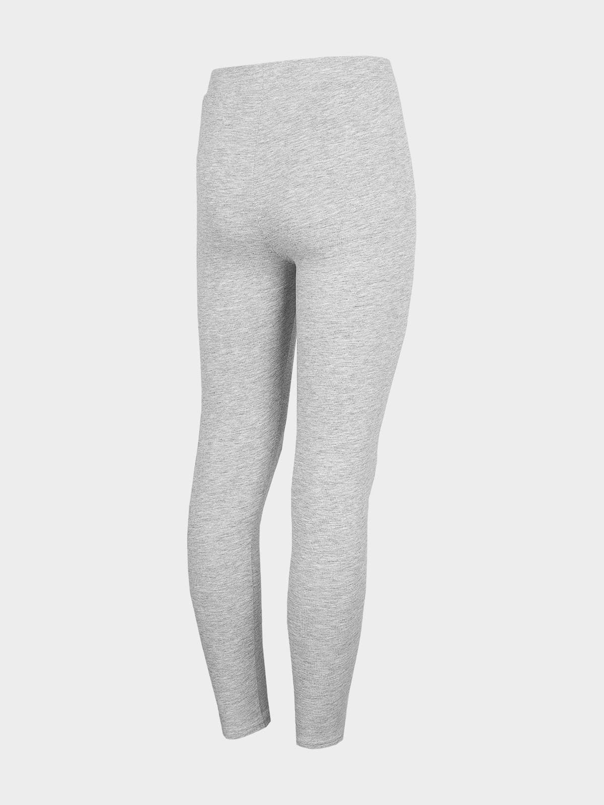 4F HJZ22-JLEG003 COLD LIGHT GREY MELANGE Dětské legíny EU 122 HJZ22-JLEG003 COLD LI GREY M - náhled 2