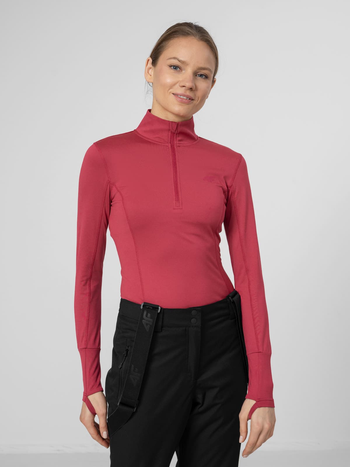 4F H4Z22-BIDD032 HOT PINK Dámské termo tričko US S H4Z22-BIDD032 HOT PINK - náhled 3
