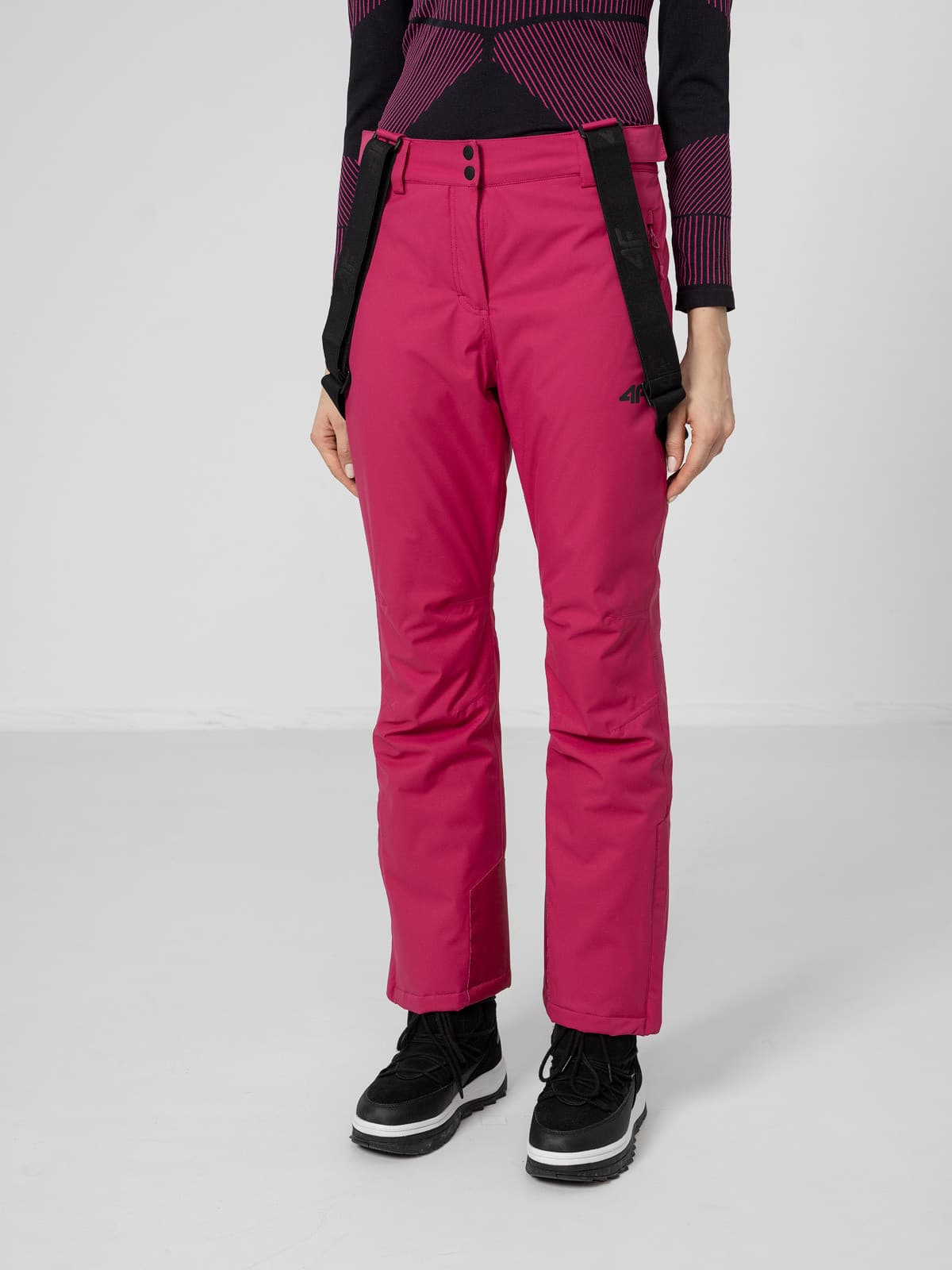 4F H4Z22-SPDN001 HOT PINK Dámské lyžařské kalhoty US L H4Z22-SPDN001 HOT PINK - náhled 4