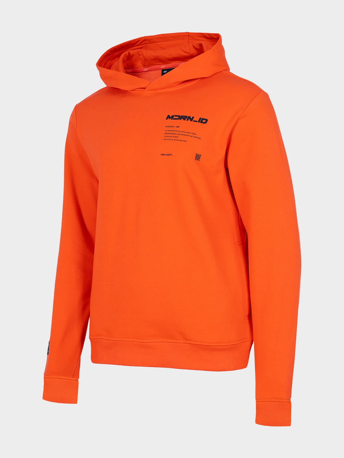 4F H4Z22-BLM025 ORANGE NEON Pánská mikina US M H4Z22-BLM025 ORANGE NEON - náhled 1