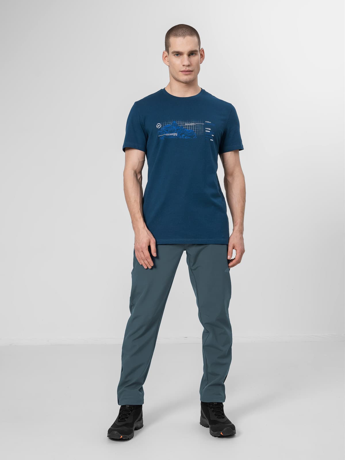 4F H4Z22-SPMT001 TEAL Pánské kalhoty US L H4Z22-SPMT001 TEAL - náhled 3