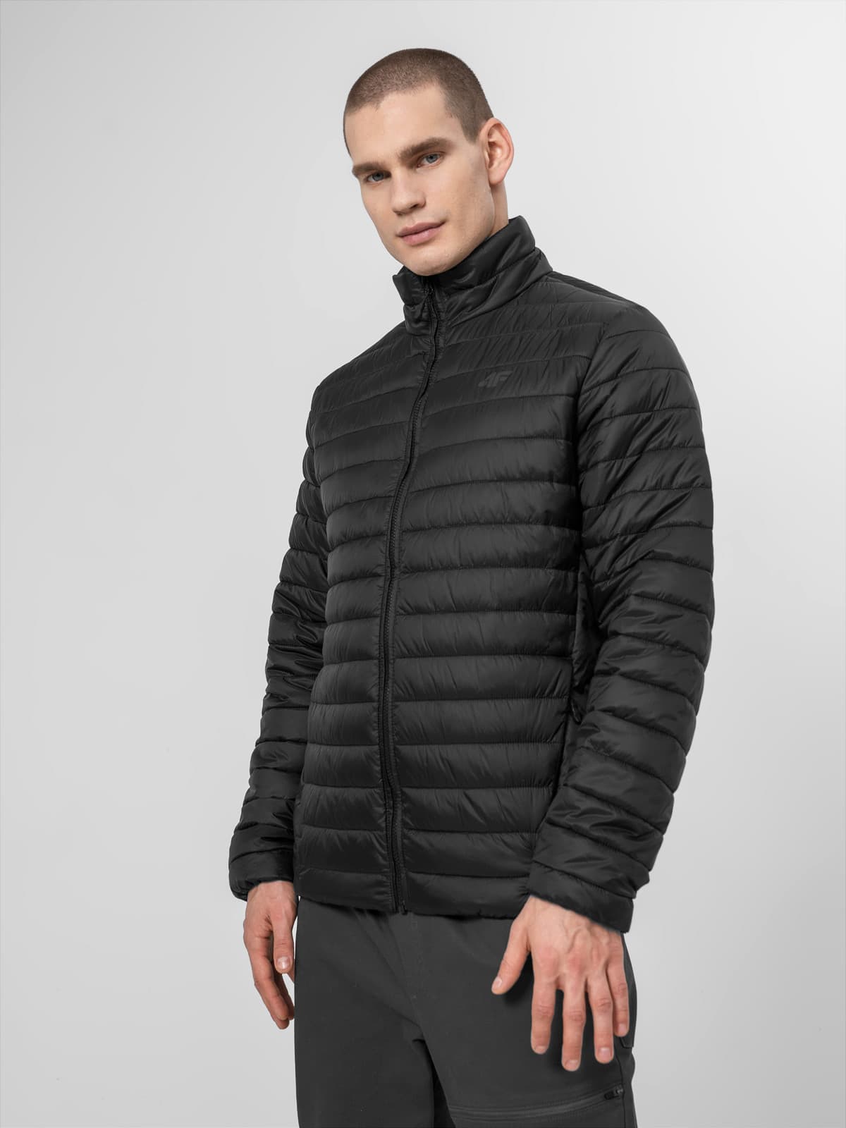 4F H4Z22-KUMP003 DEEP BLACK Pánská bunda US M H4Z22-KUMP003 DEEP BLACK - náhled 4