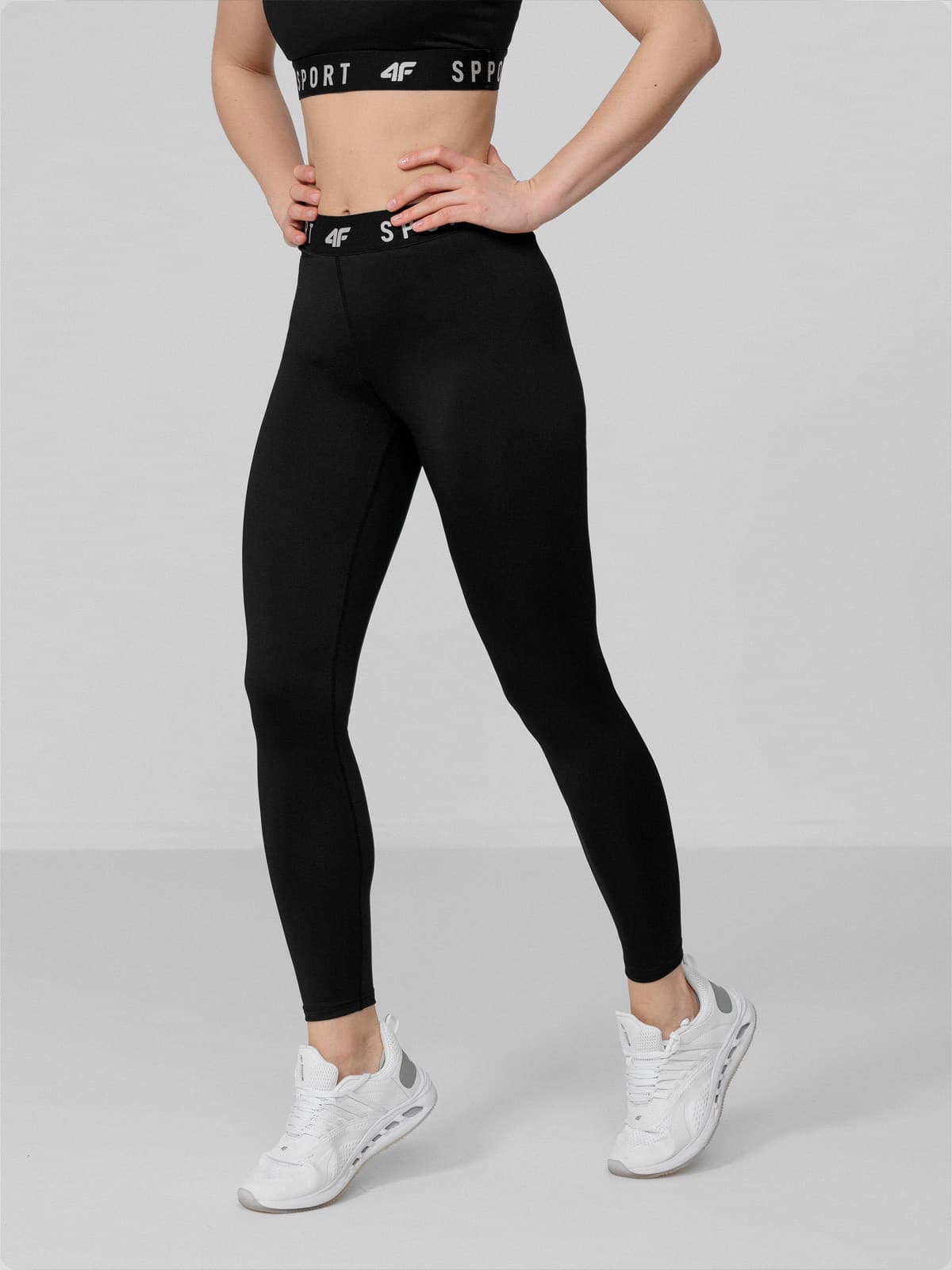 4F H4Z22-SPDF351 DEEP BLACK Dámské legíny US L H4Z22-SPDF351 DEEP BLACK - náhled 4