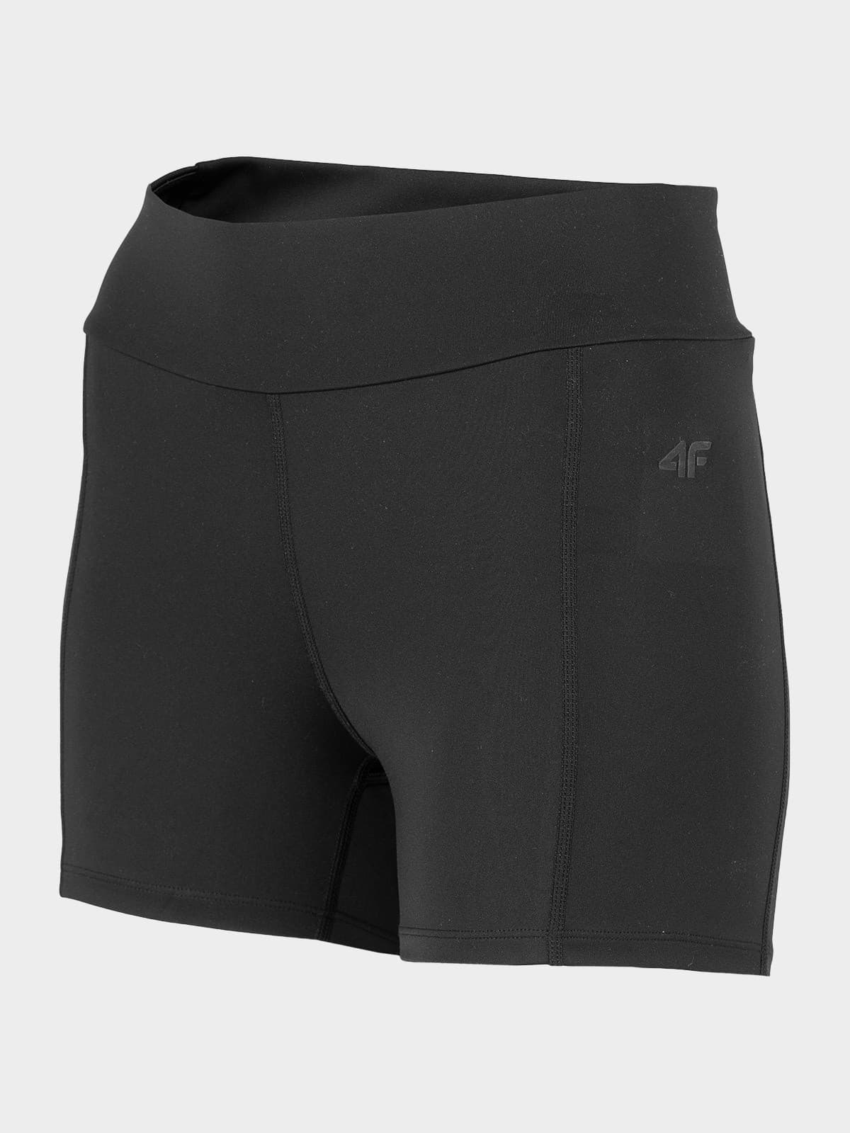 4F H4Z22-SKDF010 DEEP BLACK Dámské legínové kraťasy US L H4Z22-SKDF010 DEEP BLACK - náhled 1