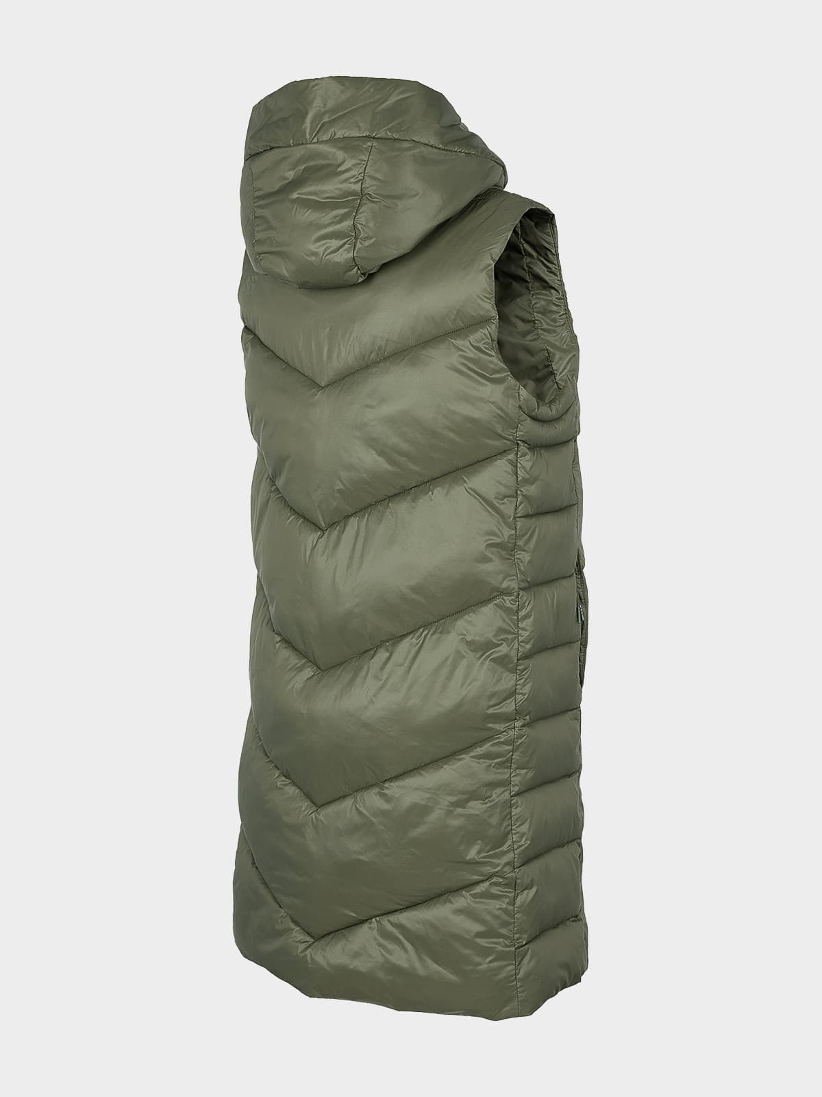 4F H4Z22-KUDP006 KHAKI Dámská vesta US L H4Z22-KUDP006 KHAKI - náhled 2
