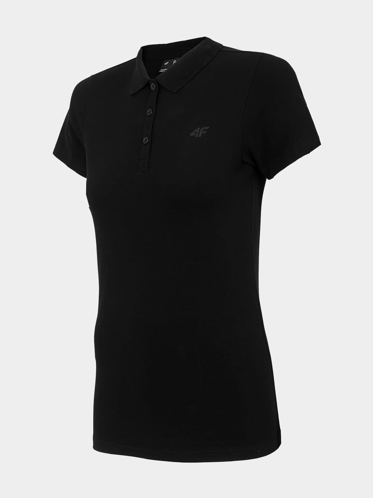 4F H4Z22-TSD355 DEEP BLACK Dámské polo tričko US M H4Z22-TSD355 DEEP BLACK - náhled 1