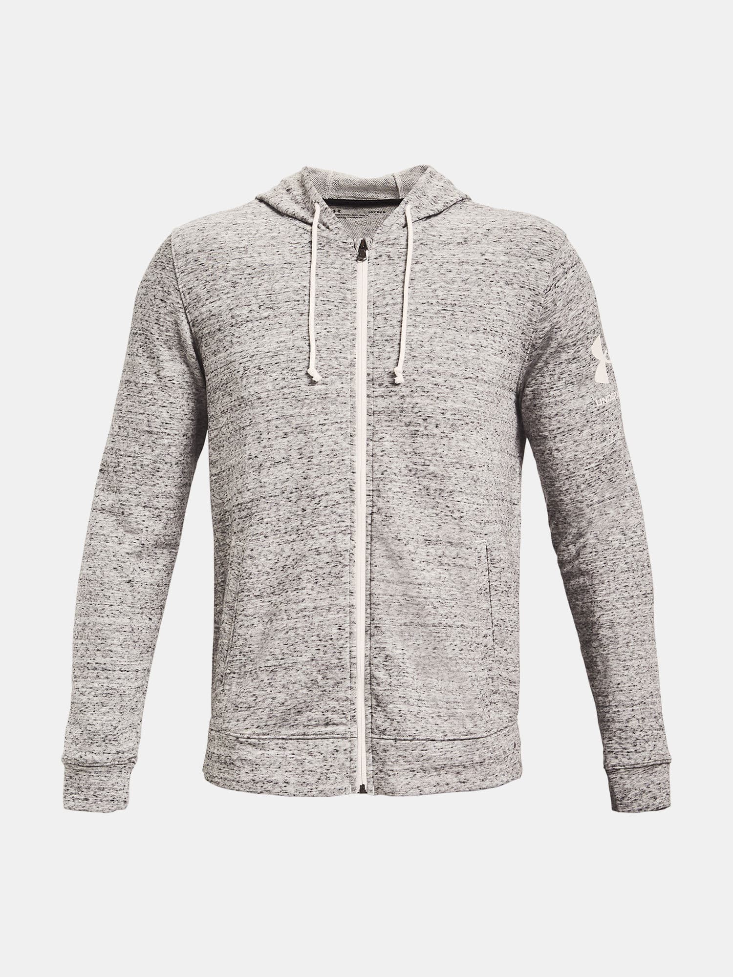 Under Armour UA RIVAL TERRY FZ HD Pánská mikina US XXL 1361606-112