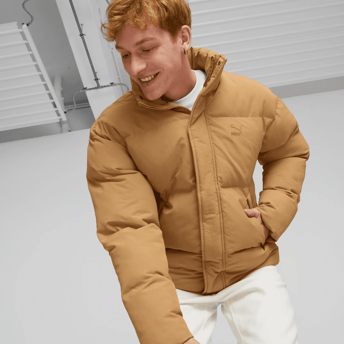 Puma Classics Oversized Puffer Pánská bunda US S 535573-74 - náhled 3