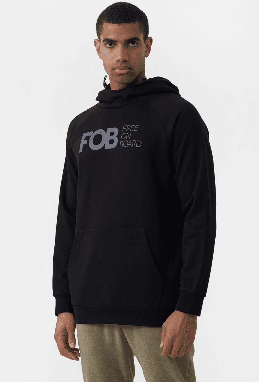 4F H4Z22-BLM021 DEEP BLACK Pánská mikina US 3XL H4Z22-BLM021 DEEP BLACK - náhled 3