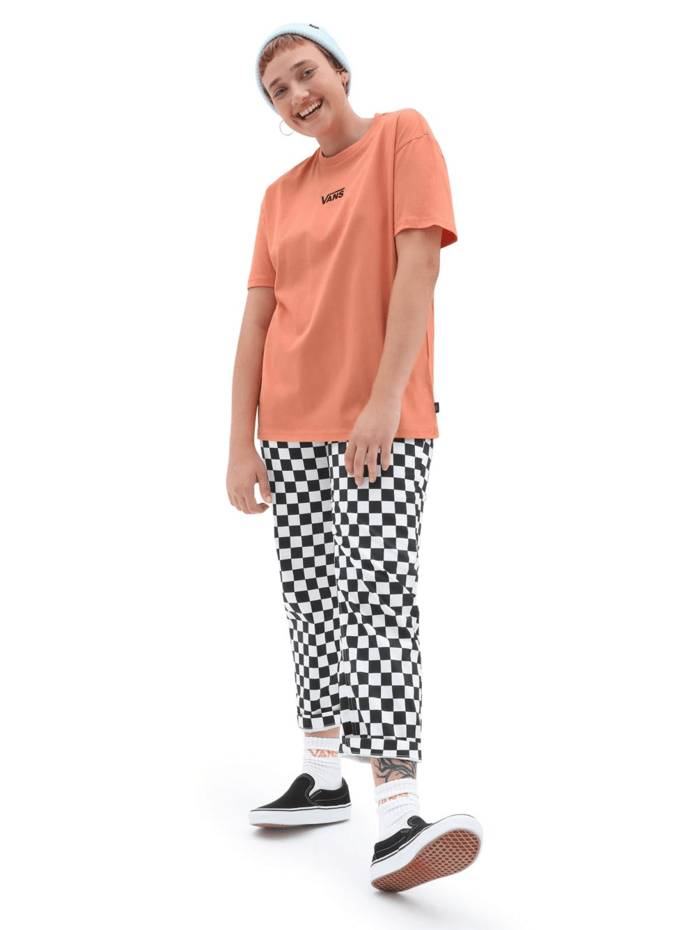 Vans FLYING V OVERSIZED Dámské tričko US L VN0A7YUTBM51 - náhled 5