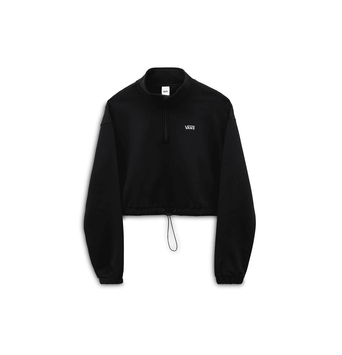 Vans WM LEFT CHEST HALF ZIP FLEECE Dámská mikina US L VN0A4R97BLK1 - náhled 1