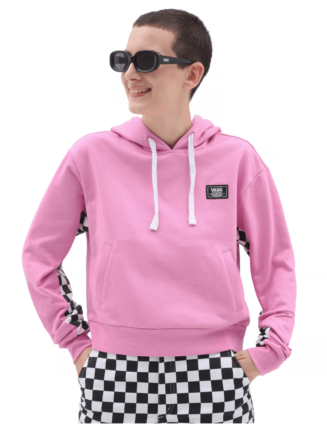 Vans BOOM BOOM CHECK IT HOODIE Dámská mikina US M VN00045DBLH1 - náhled 3