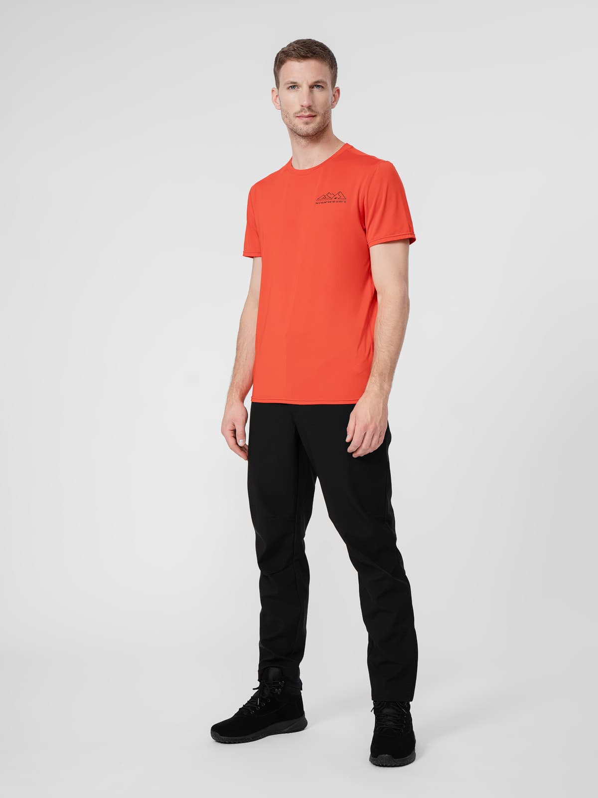 4F 4FSS23TFTSM209 RED Pánské tričko US 3XL 4FSS23TFTSM209 RED - náhled 2
