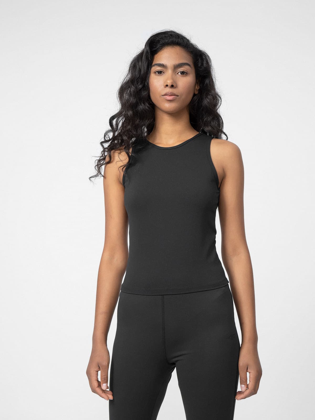 4F 4FSS23TTSHF716 DEEP BLACK Dámské tílko US L 4FSS23TTSHF716 DEEP BLACK