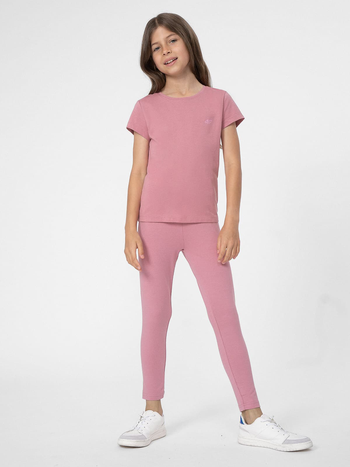 4F 4FJSS23TTIGF038 PINK Dětské legíny EU 122 4FJSS23TTIGF038 PINK - náhled 2