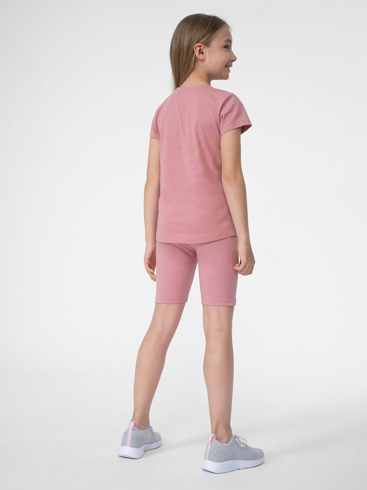 4F 4FJSS23TTIGF037 LIGHT PINK Dětské legínové kraťasy EU 158/164 4FJSS23TTIGF037 LIGHT PINK - náhled 3