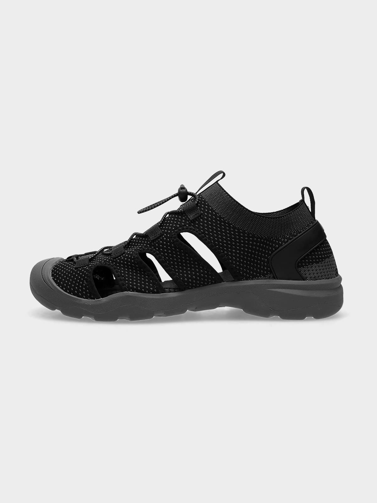4F 4FSS23FSANM021 DEEP BLACK Pánské sandále EU 44 4FSS23FSANM021 DEEP BLACK - náhled 1