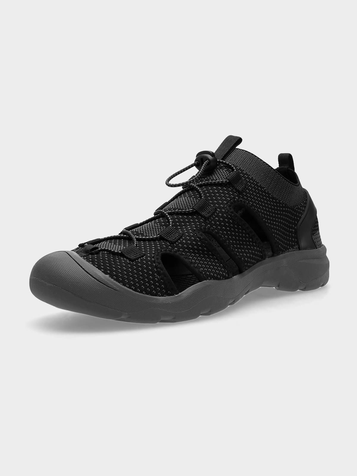 4F 4FSS23FSANM021 DEEP BLACK Pánské sandále EU 44 4FSS23FSANM021 DEEP BLACK - náhled 3