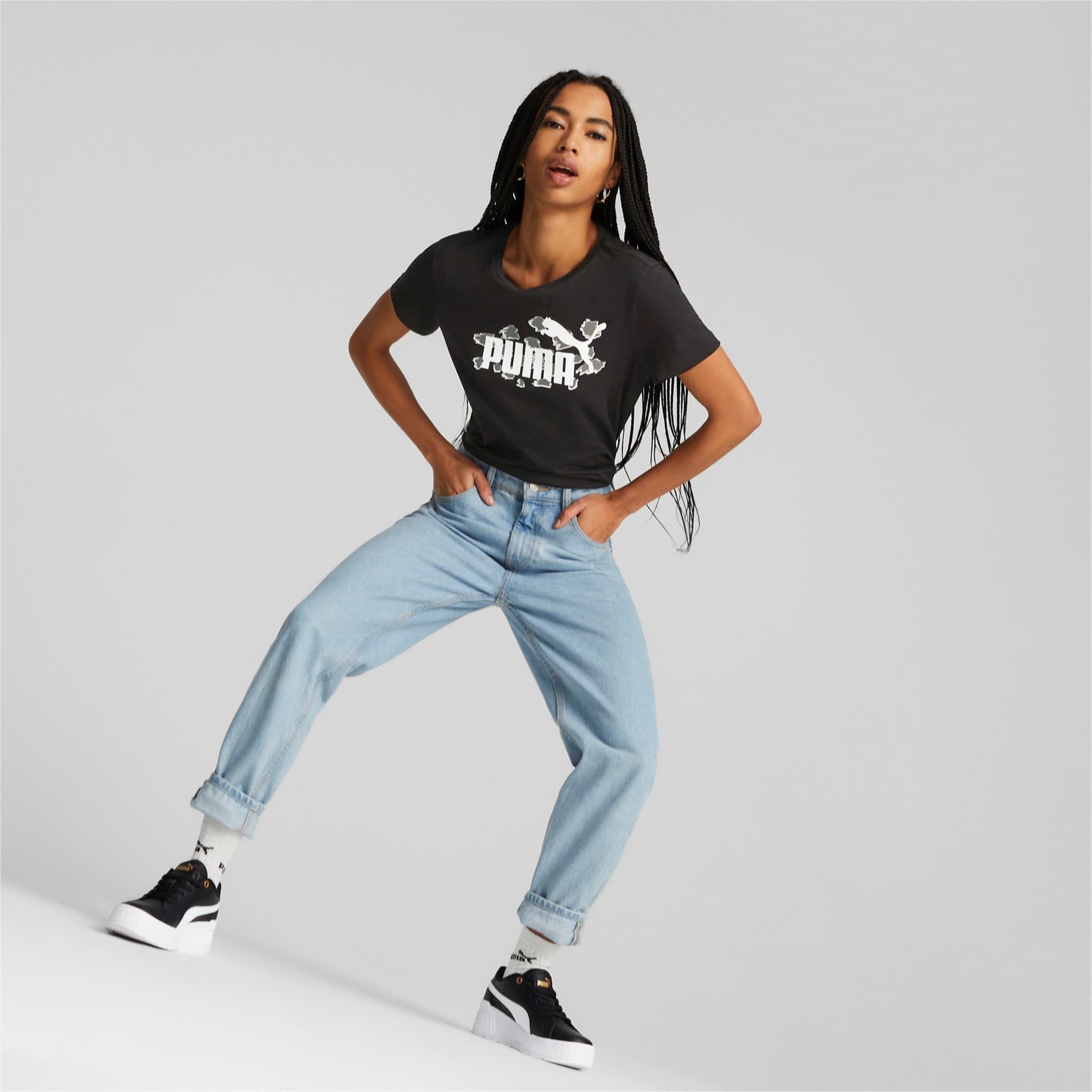 Puma ESS+ ANIMAL Tee Dámské tričko US S 673687-01 - náhled 4
