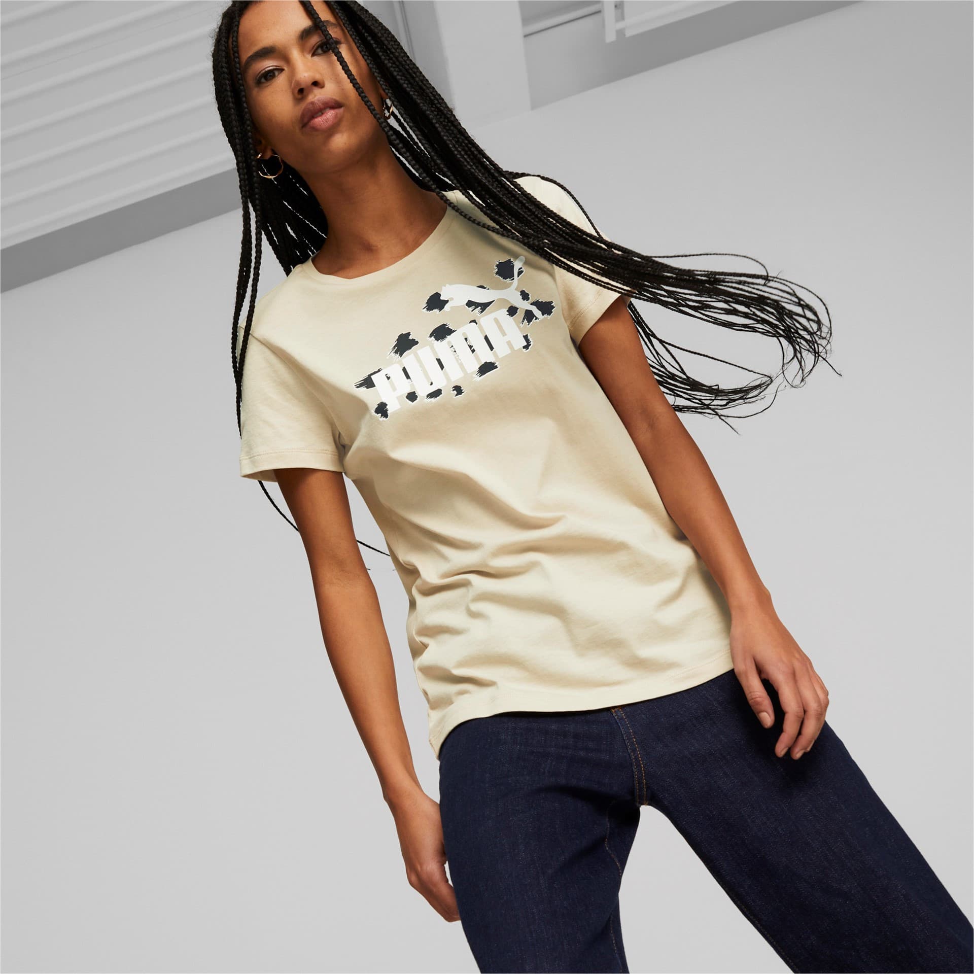 Puma ESS+ ANIMAL Tee Dámské tričko US L 673687-88 - náhled 3