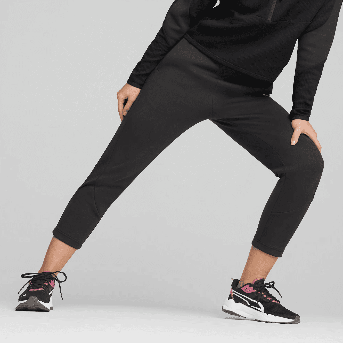Puma EVOSTRIPE High-Waist Pants Dámské tepláky US L 673118-01 - náhled 3