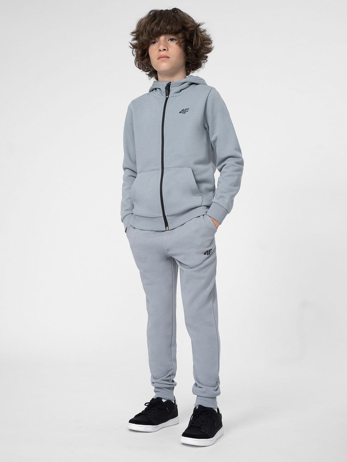 4F 4FJSS23TTROM131 LIGHT BLUE Dětské tepláky EU 122 4FJSS23TTROM131 LIGHT BLUE - náhled 3