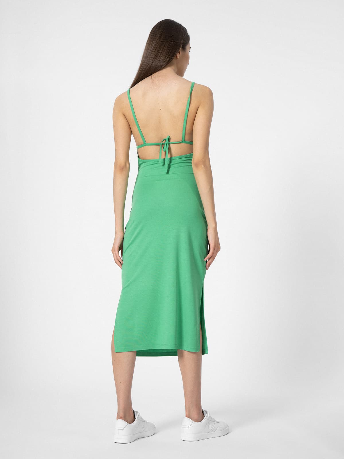 4F 4FSS23TDREF052 GREEN NEON Dámské šaty US L 4FSS23TDREF052 GREEN NEON - náhled 2