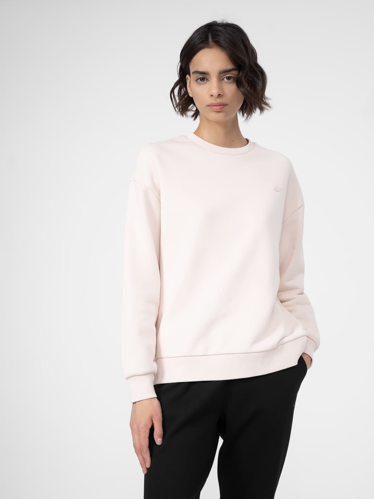 4F 4FSS23TSWSF537 CREME Dámská mikina US L 4FSS23TSWSF537 CREME - náhled 1