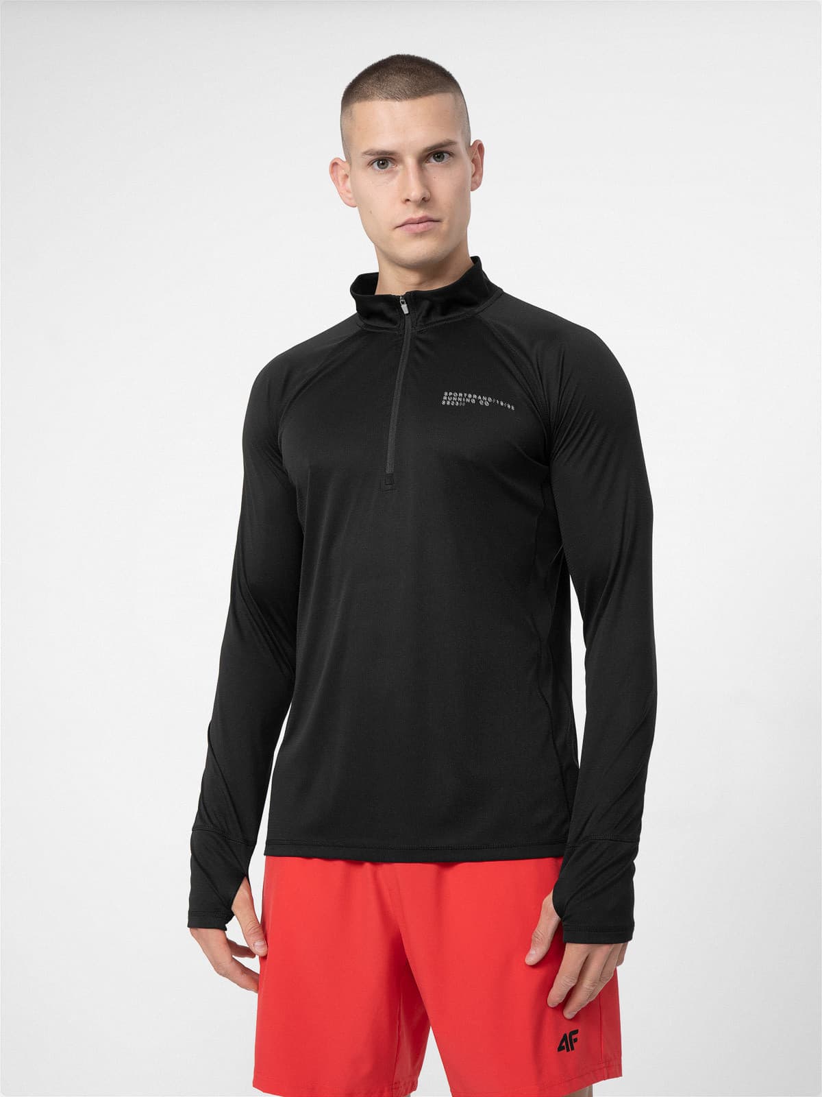 4F 4FSS23TFSWM075 DEEP BLACK Pánská mikina US 3XL 4FSS23TFSWM075 DEEP BLACK - náhled 1