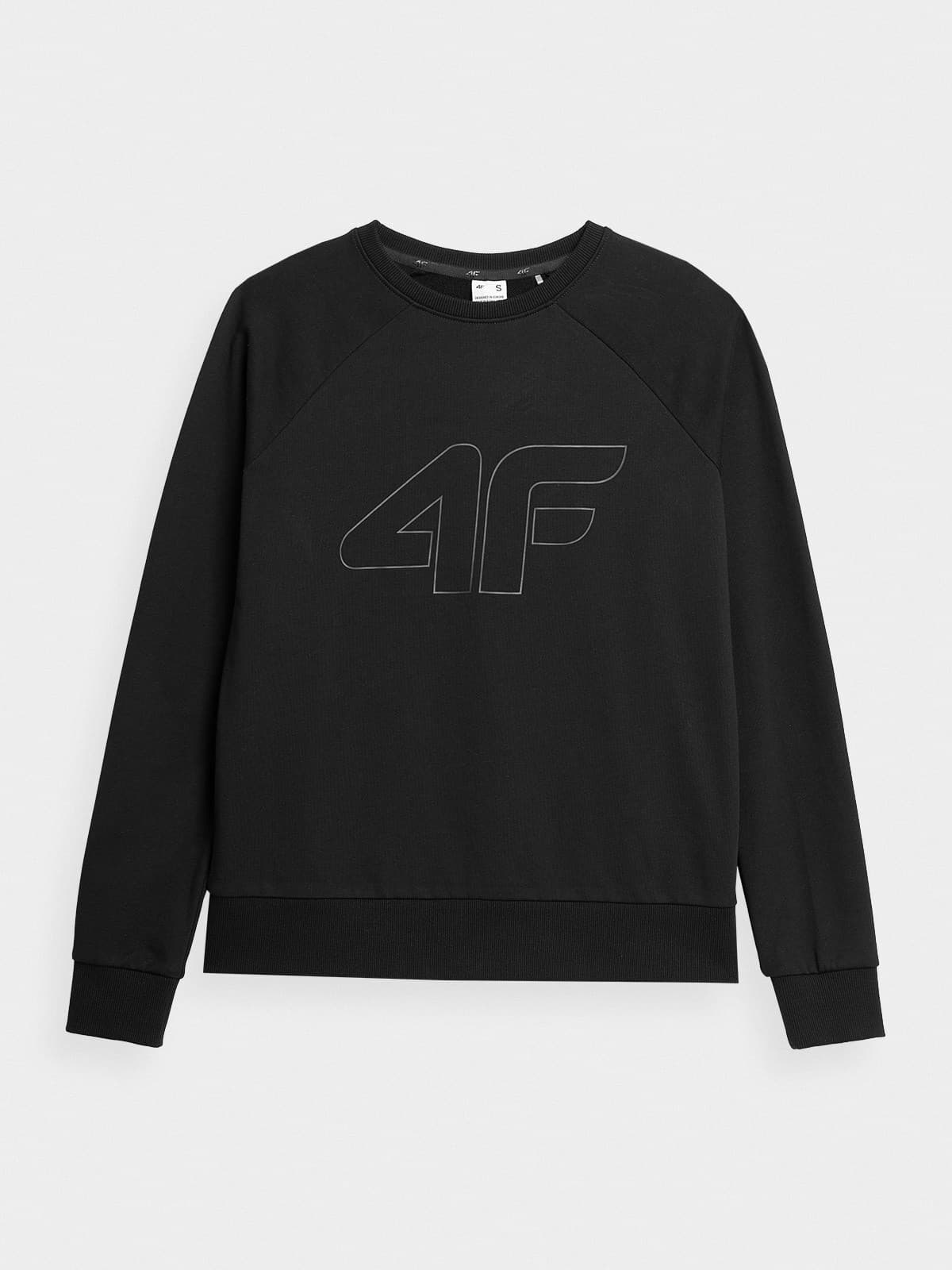 4F 4FSS23TSWSF370 DEEP BLACK Dámská mikina US L 4FSS23TSWSF370 DEEP BLACK - náhled 3