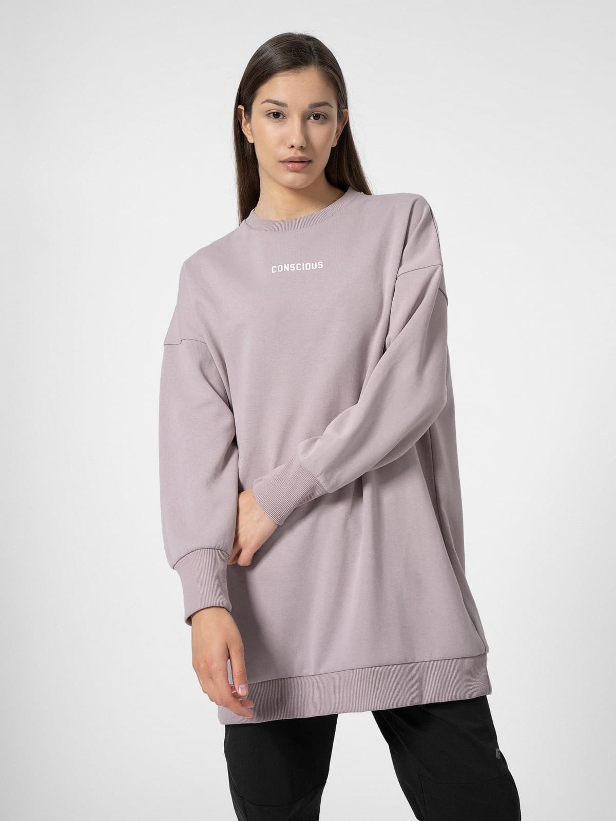 4F 4FSS23TSWSF251 BEIGE Dámská mikina US L 4FSS23TSWSF251 BEIGE - náhled 1