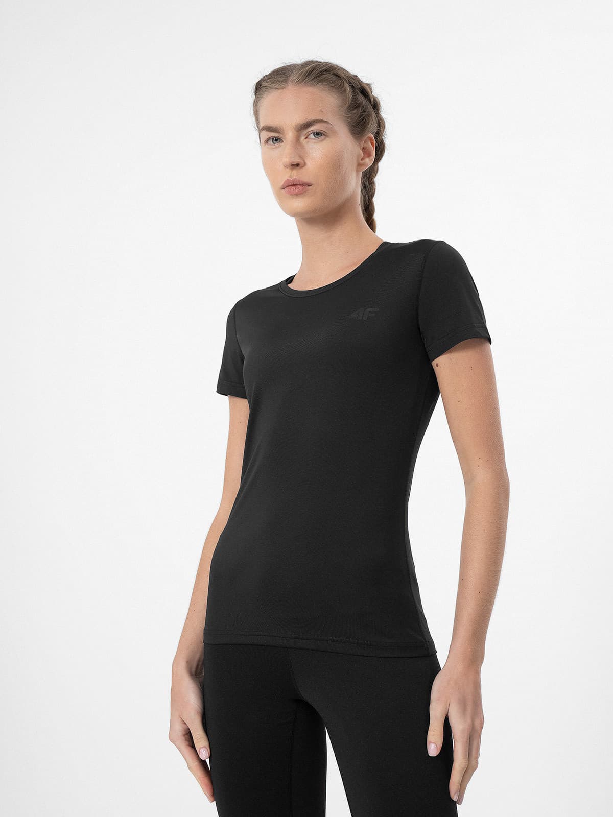 4F 4FSS23TFTSF261 DEEP BLACK Dámské tričko US XL 4FSS23TFTSF261 DEEP BLACK - náhled 3