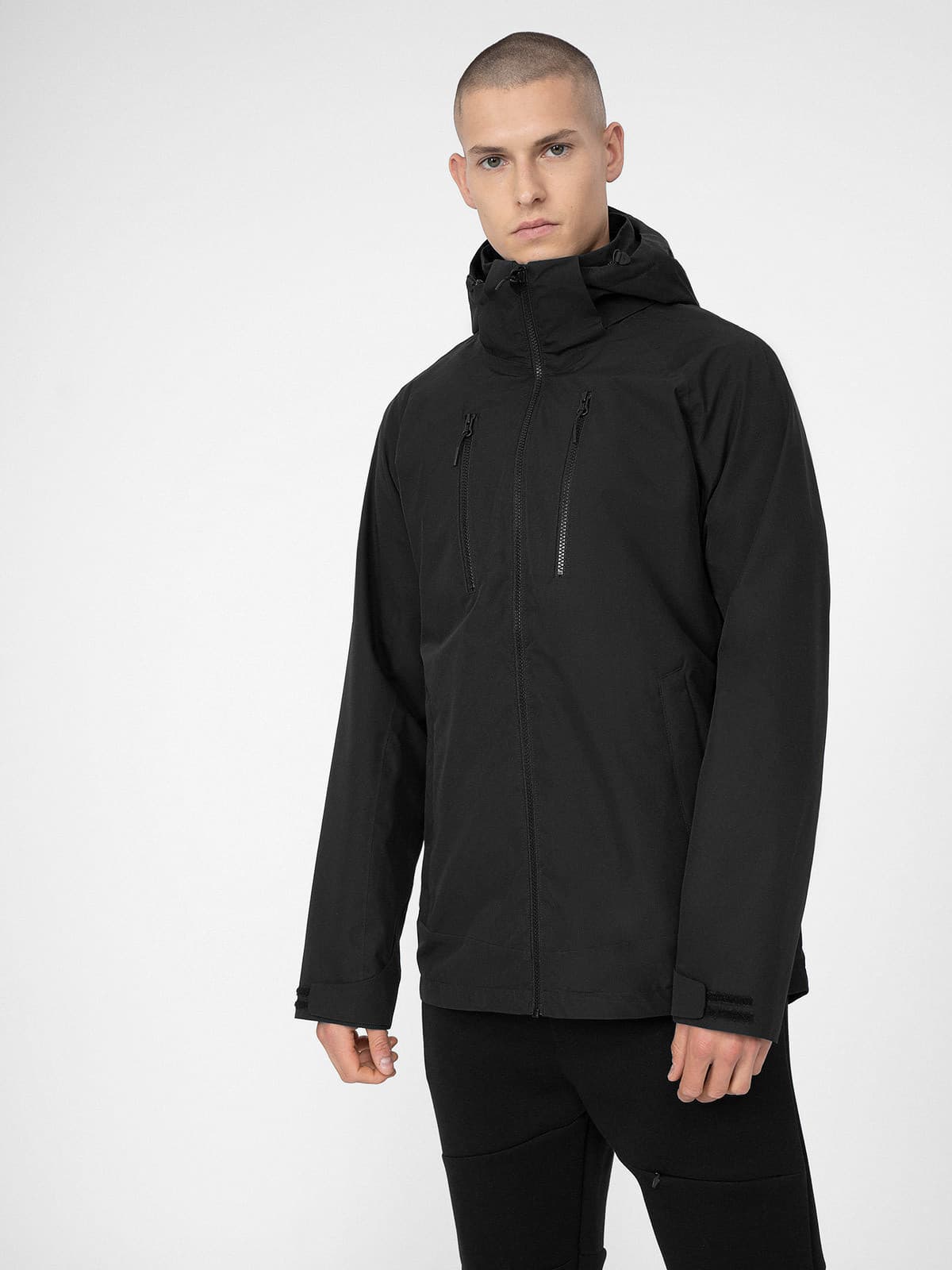 4F 4FSS23TTJAM081 DEEP BLACK Pánská bunda US 3XL 4FSS23TTJAM081 DEEP BLACK - náhled 1